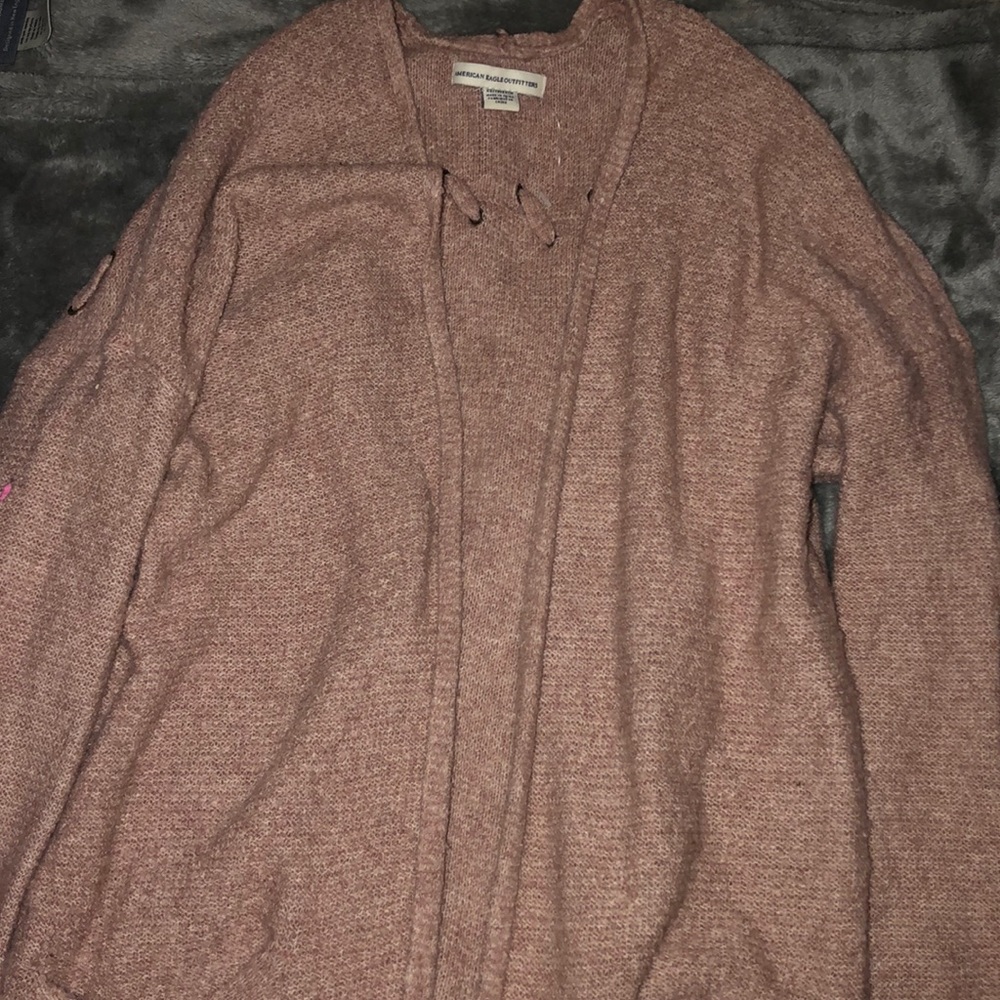 American Eagle blush cardigan